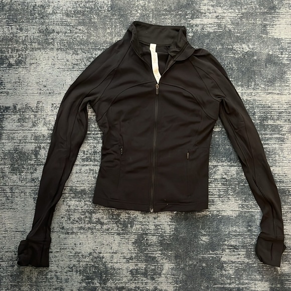 Black lululemon Women’s 4 Define Crop Jacket Nulu - Picture 2 of 5